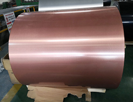 Color coated aluminum coil